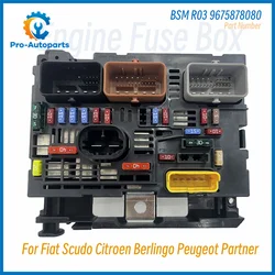 R03 9675878080 Engine Fuse Box BSM Compatible with Fiat Scudo, Citroen Berlingo, Peugeot Partner (2008-2019) , 9807028680