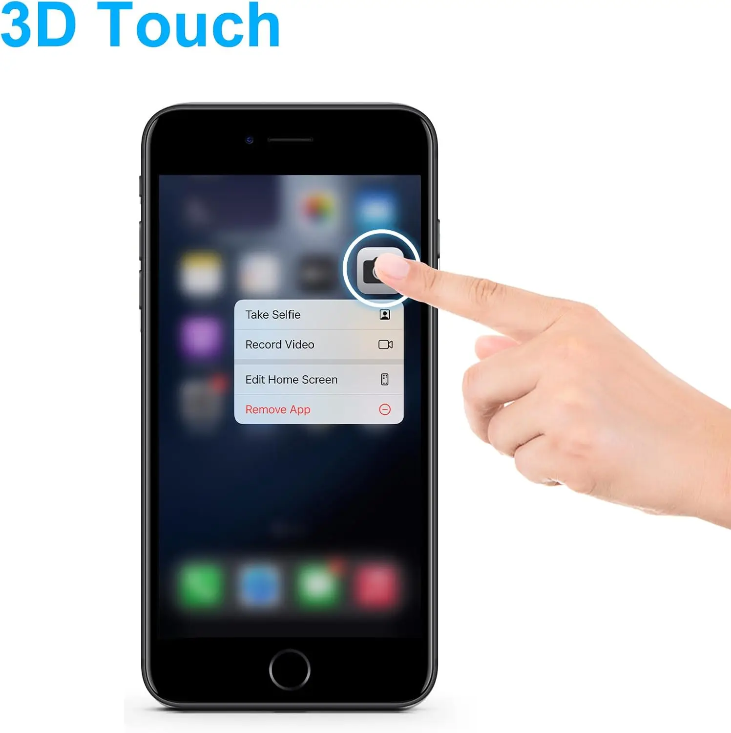 for iPhone 7 8 Plus SE2020 Screen Replacement Frame Assembly Display 3D Touch Screen LCD Digitizer with Repair Tools Kits - view 3