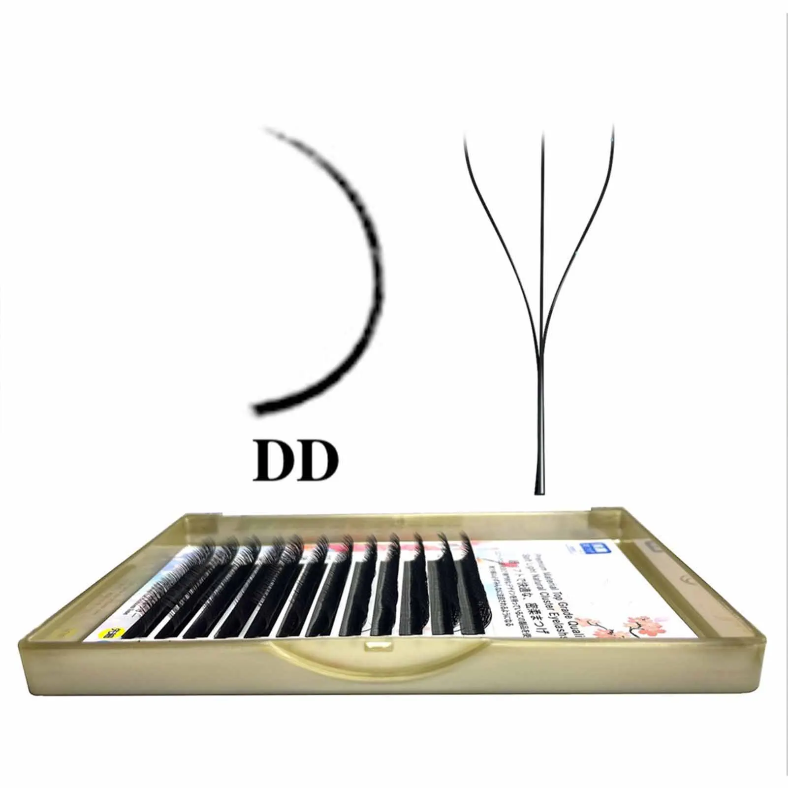 وصلات رموش طويلة الحجم سهلة الاستخدام، رموش طويلة للشعر من قطعة واحدة لاختيارات الزفاف التي يرجع تاريخها #5