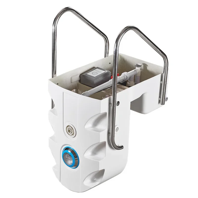 

Swimming pool wall-mounted machine filter integrated cleaning and disinfection Wall-mounted circulating water pump