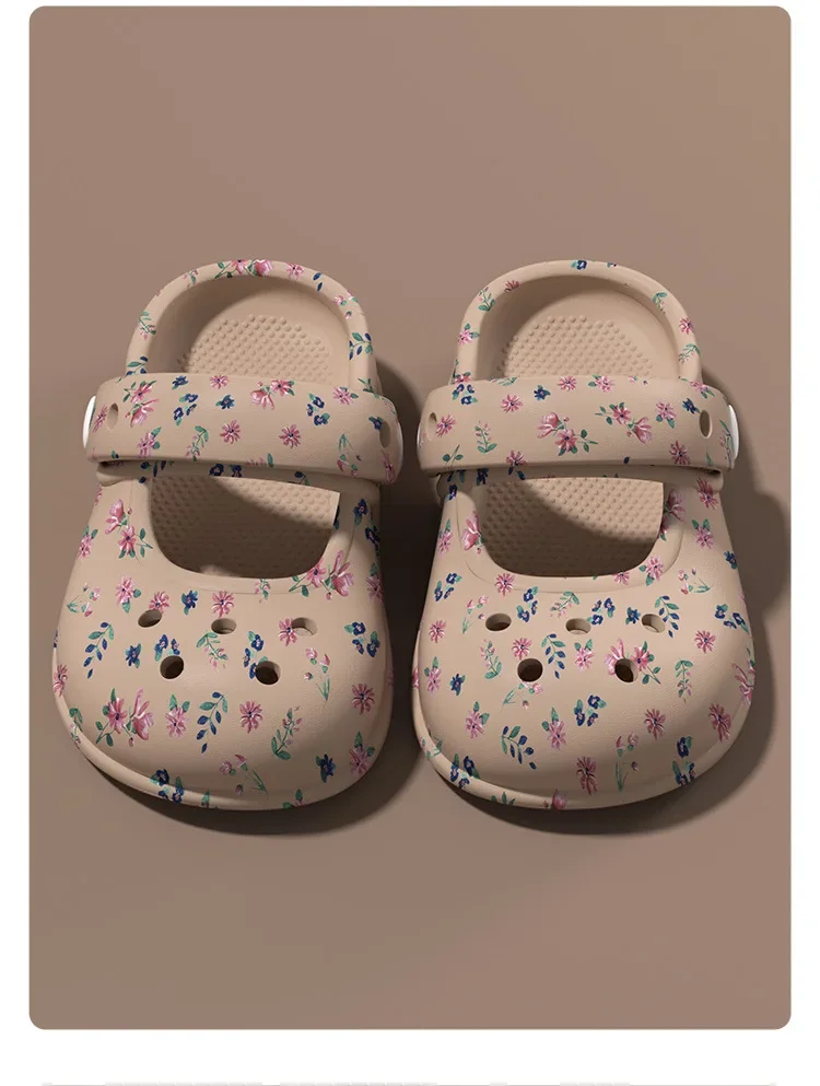 2026 Kinder Mädchen Einfarbige EVA-Clogs Kinder Prinzessinnen-Stil Schleifendekoration Slip-on Sandalen Riemen Rutschfeste Gartenschuhe – Detail 10