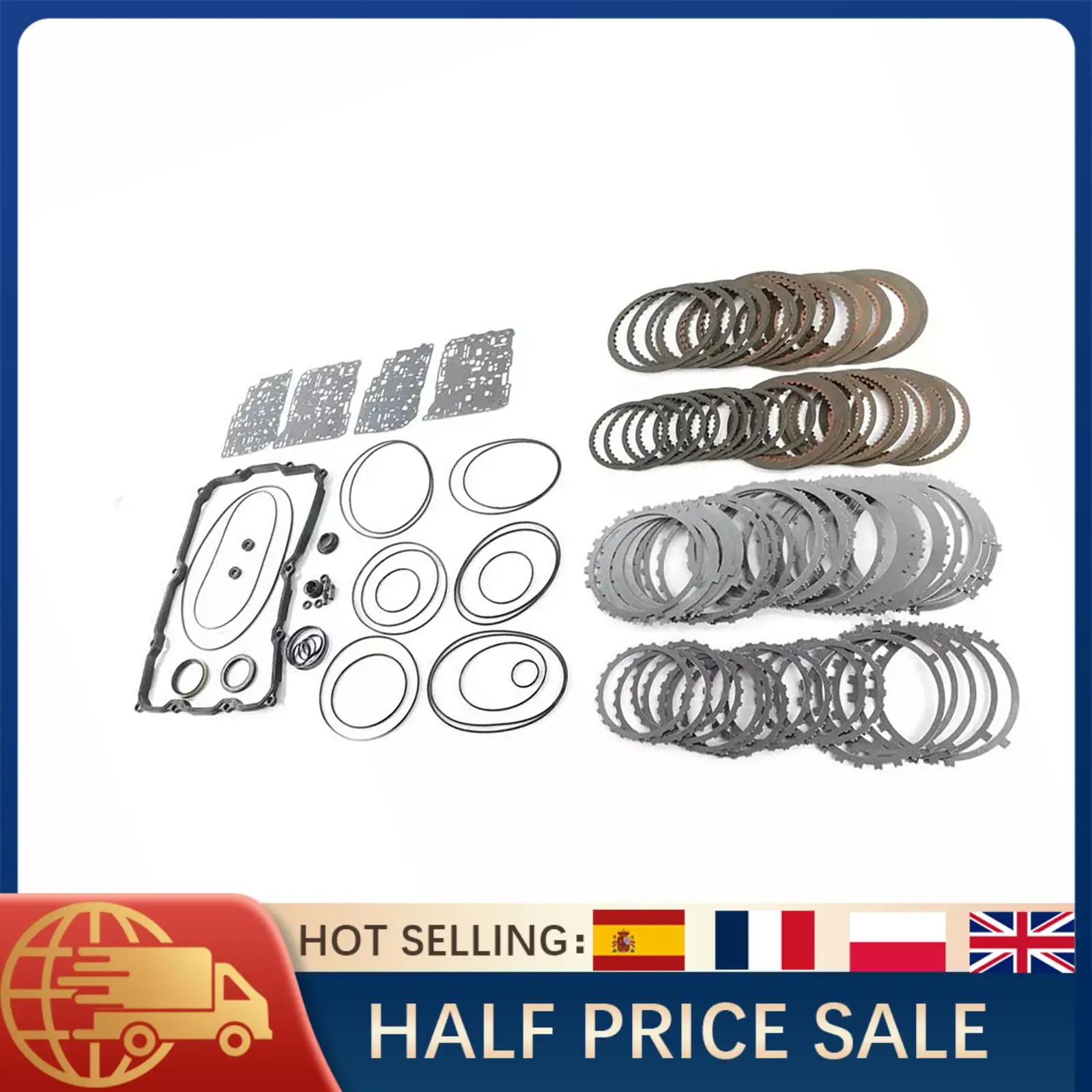 

Комплект для восстановления главной коробки передач для Toyota Sequoia Tundra AB60E AB60F, комплект фрикционной стали, 1 комплект V8 5,7L