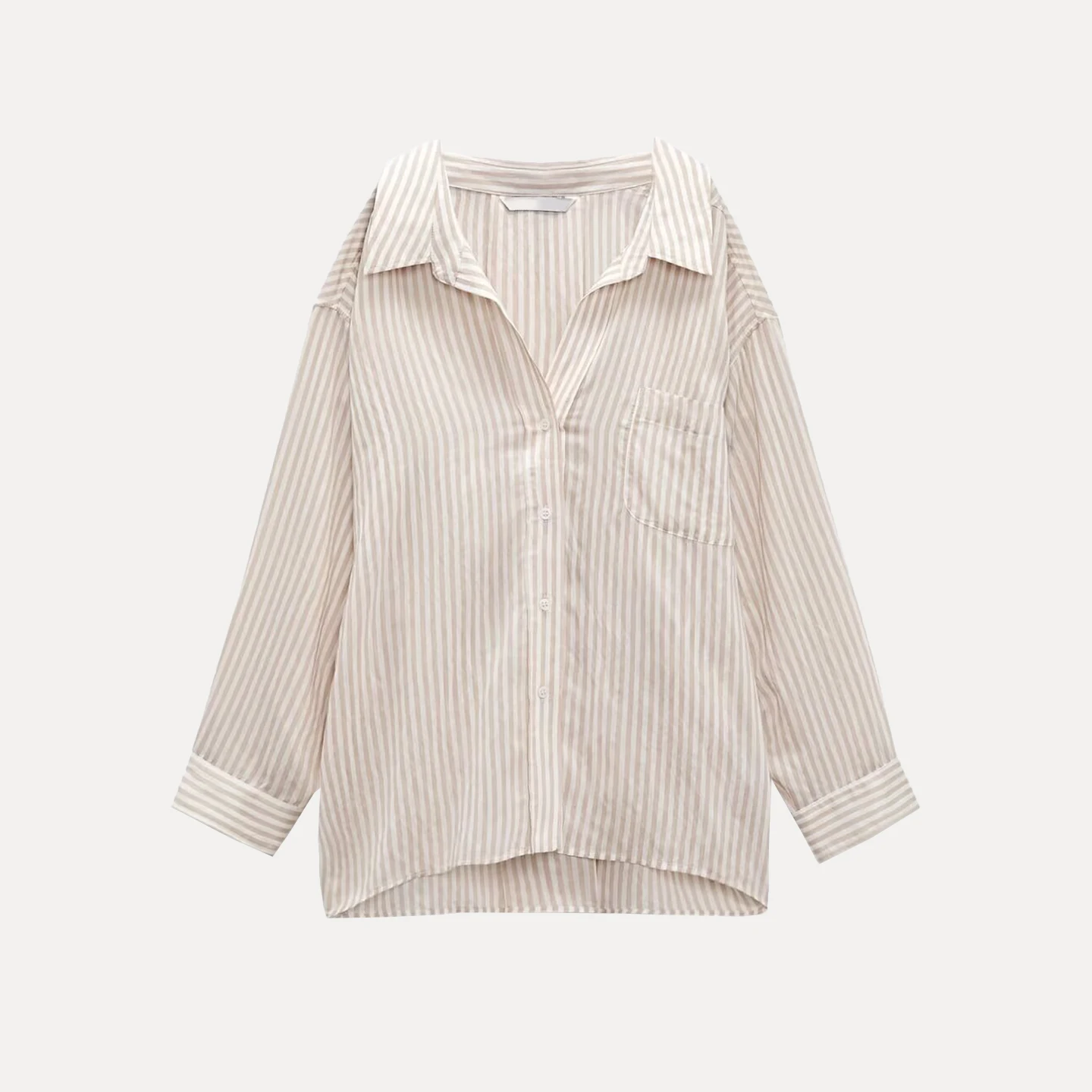 Z-Cseta hoada a rayas para mujer, moda informal, versátil, personalidad, manga larga, estilo europeo, calidad super...