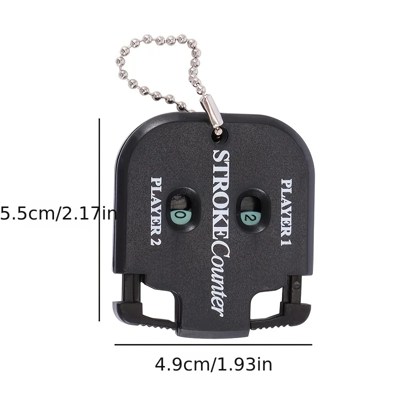 Mini Golf Shot Stroke Counter, Keychain, Scorekeeper, Placar, Placar, Presente ao ar livre, Manual, Mini, Golf, Acessórios