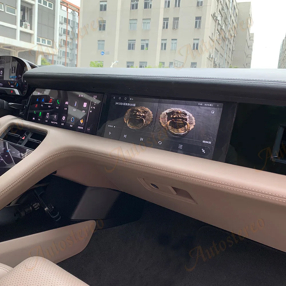 

11 Inch Co Pilot Entertainment Screen Car Radio For Porsche Taycan 2019-2025 Android 14 GPS Navigation Player Head Unit Radio