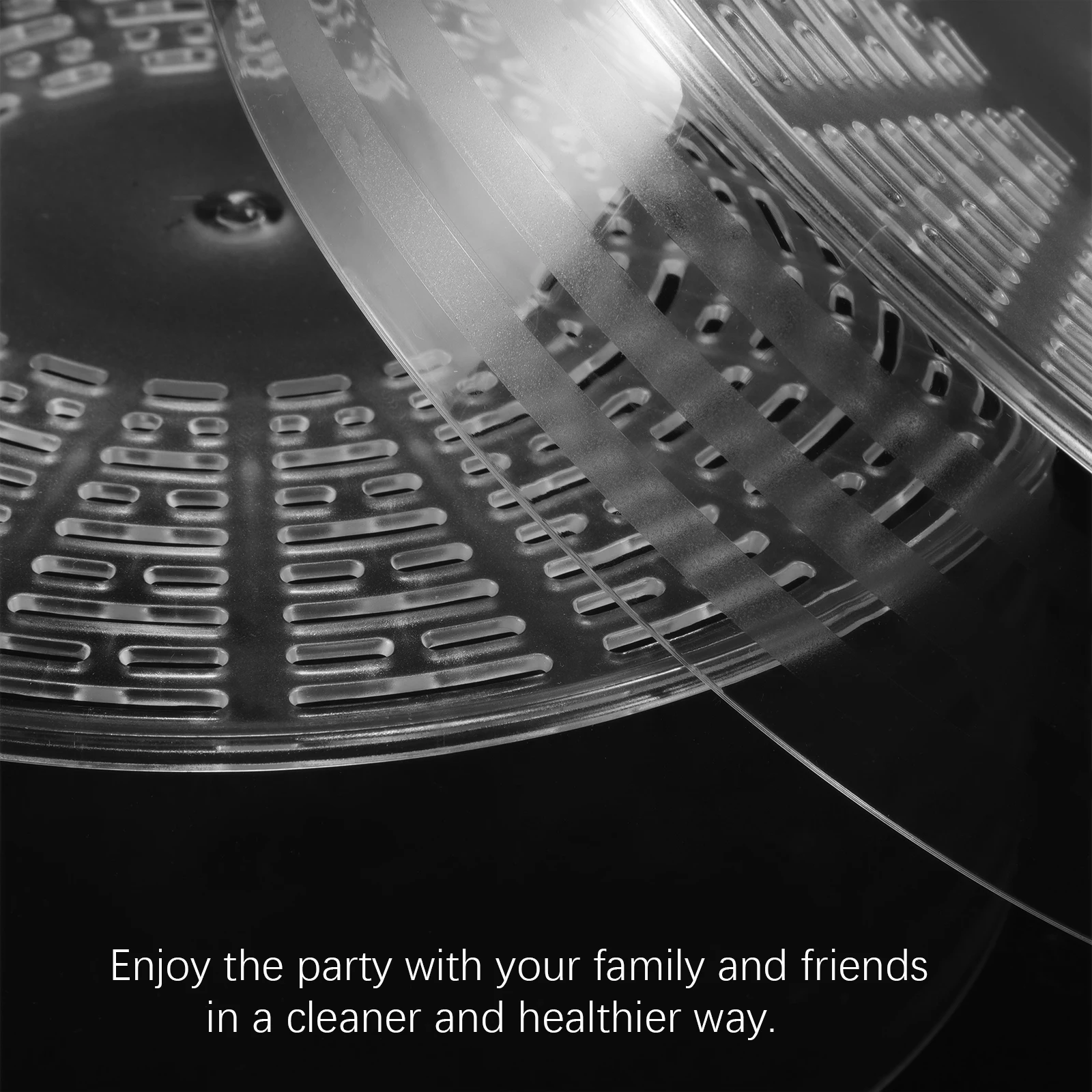 

1Set Pet Meal Cover Stackable Food Protection Cover for Home Restaurant Hotel Desktop Protection Reusable Freshness Keeper Dish