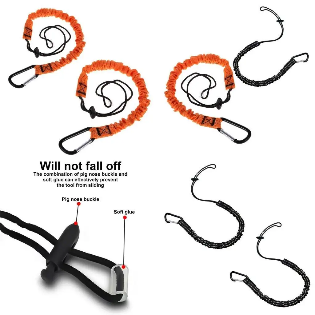 

R6FE Safety Tool Cord with Screw Lock End Safety Fall Protections Lanyard