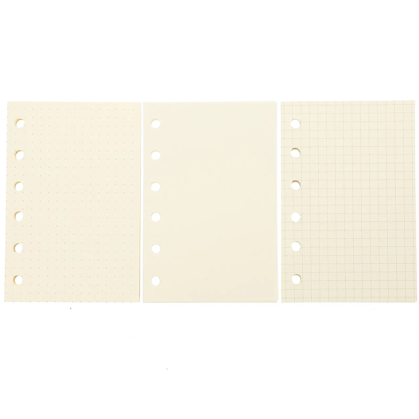 3 Books Planner Refill Paper Loose Leaf Notebook Replacement Inserts Smooth Writing Lined Notepad Paper for Study Work