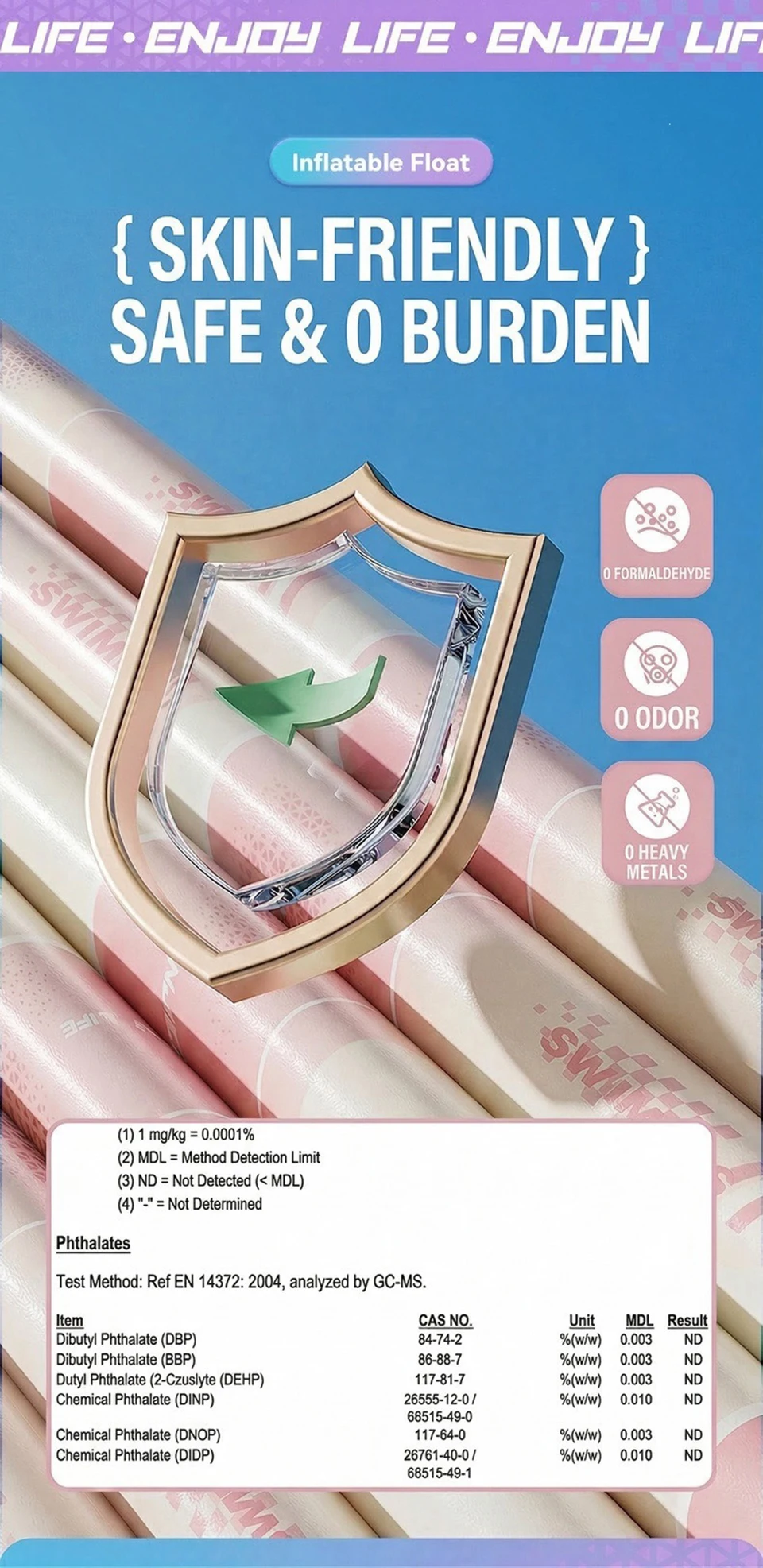 Aufblasbare Schwimmmatte, Formstabiles Luftboot mit Hoher Auftriebskraft, Coole Netz-Sitzfläche & Kissen, Kippsicherer Faltbarer Wasser-Loungesessel FY-5 – Detail 9