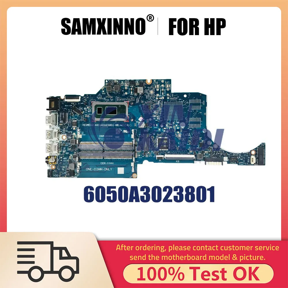 

Laptop Motherboard For HP 14S-CF 14S-CR 14-CF L38212-601 L48651-601 Notebook Mainboard With CPU i3 i5 i7 8th Gen 6050A3023801