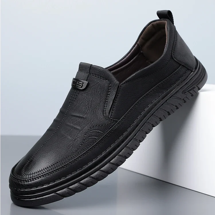 Herren Business-Slipper mit weicher Sohle, bequeme Freizeitschuhe, rutschfest, verschleißfest, Slip-On-Herrenschuhe-HT999 – Detail 9