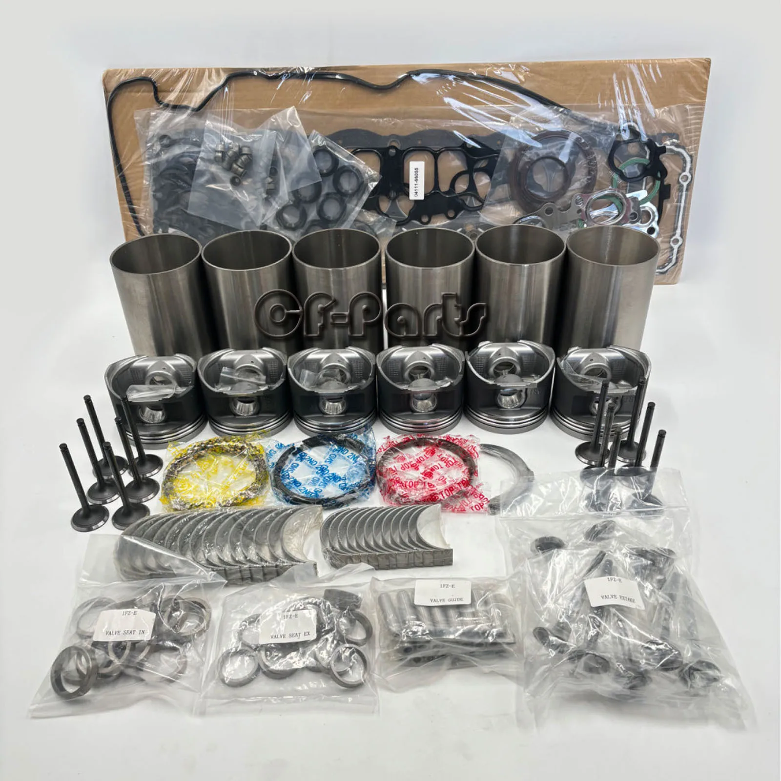 New Overhaul Rebuild Kit With Gasket Set Bearing-Valve Train For Nissan FD6 diesel engine forklift