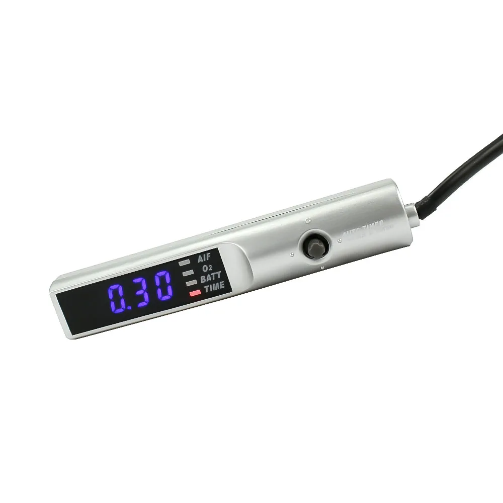 New 12V Universal Auto Car Electronic Digital Turbo Timer With Silver Pen Control Purple LED Digital Display For Turbo & NA