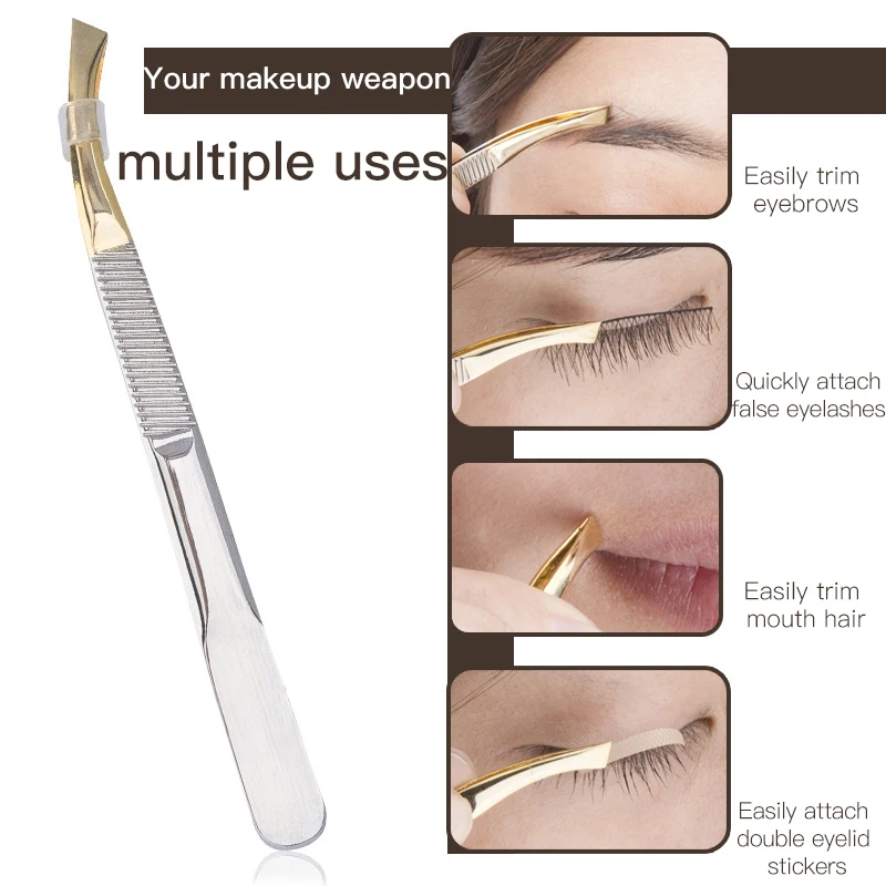 Eyebrow Tweezers Professional Stainless Steel Hair Removal Eye Brow Clip Convenient Small Women Beauty Makeup Tools