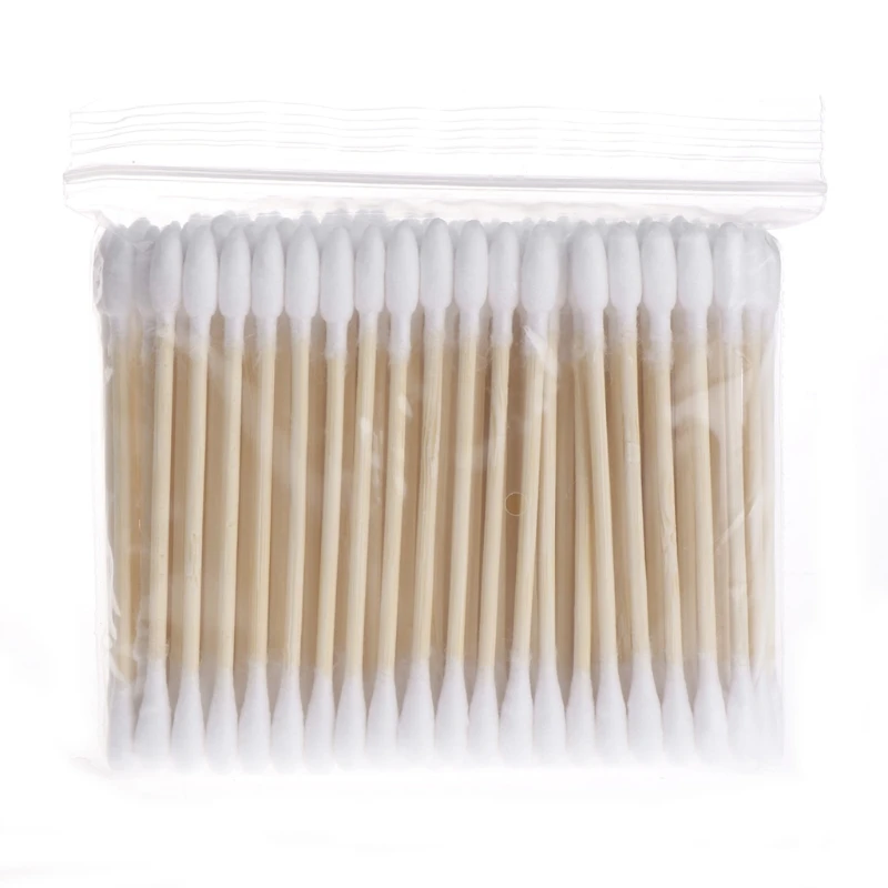 100Pcs Cosmetic Makeup Cotton Swab Stick Double for Head Ear Buds Cleaning Tools Drop Shipping