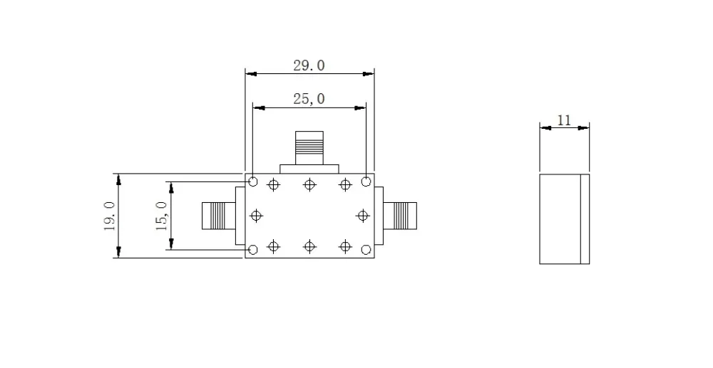 1.7-8GHz broadband RF mixer up conversion down conversion frequency converter spectrum shift