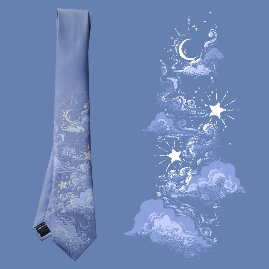 Moon Ties Anime Cosplay JK Uniform Lolita Student Men Women Harajuku Kawaii Tie Gift Clothing Prop Accessories