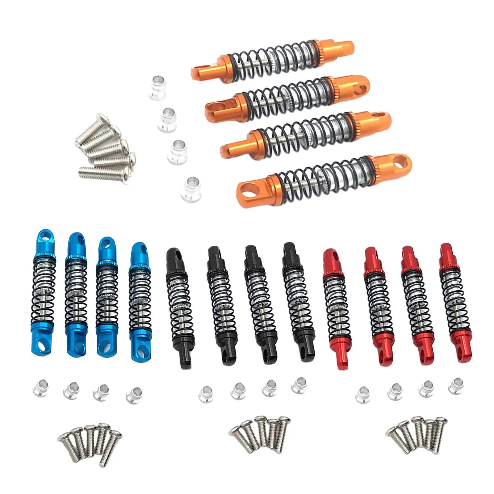 4x1/18 RC รถโช้คอัพ Damper สําหรับรุ่นอัพเกรด, โลหะอะไหล่อัพเกรด