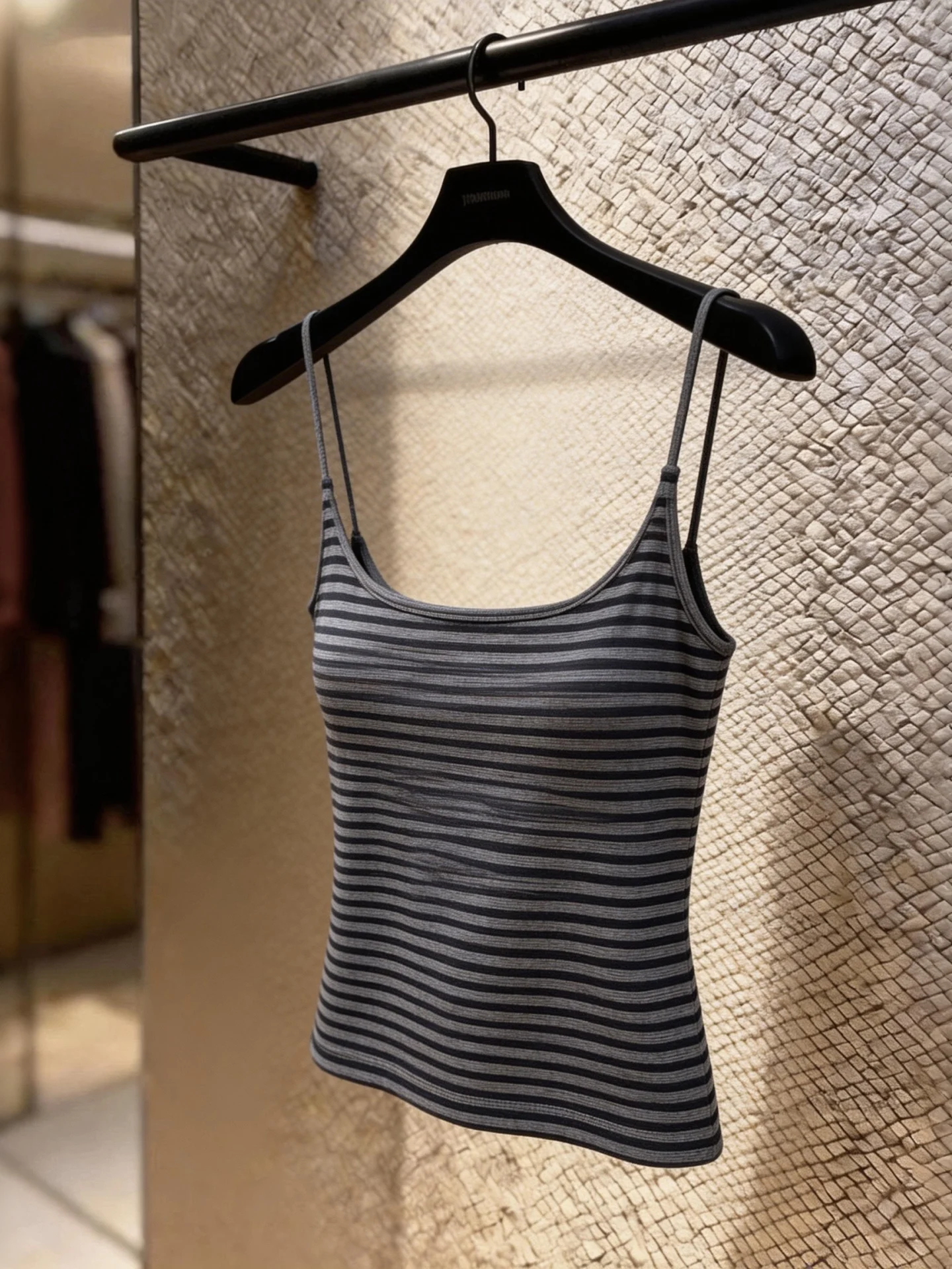 High-End Women's Stripe Tube Top Integrated Vest Outerwear Summer Breathable Cotton Casual Comfortable Sleeveless Tank Top