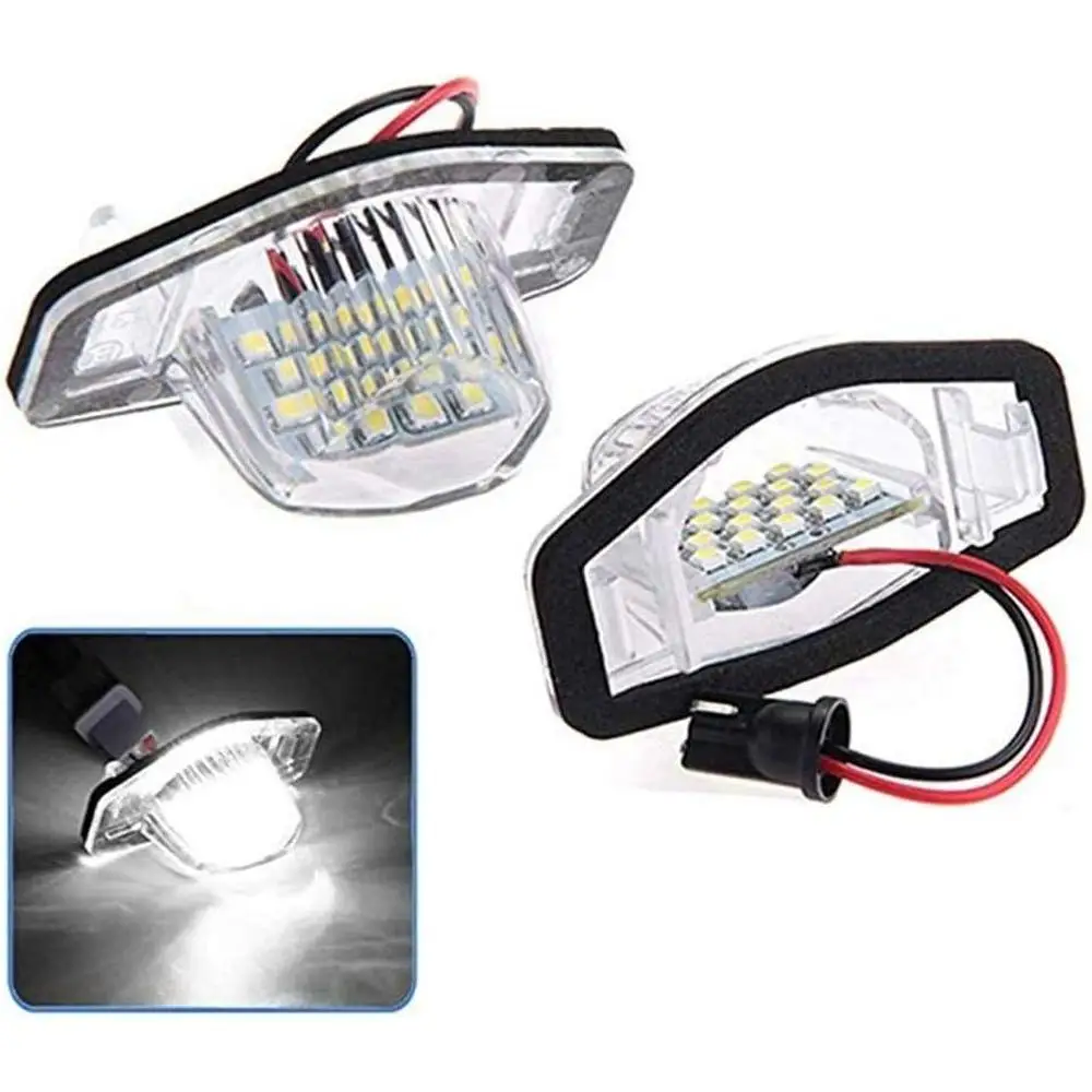For Alfa Romeo 147 Bj. 2000-2010 12V 6500K 2Pcs LED Number License Plate Light Lamp Canbus Car Accessories