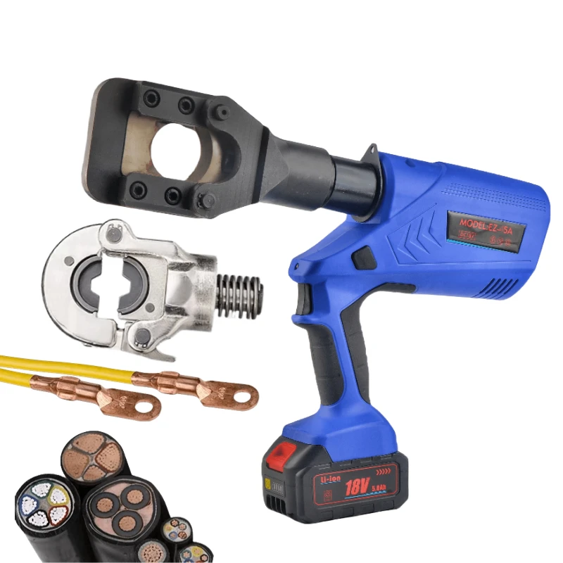 Перезаряжаемый гидравлический кабельный резак 2-в-1 65 мм EZ-300/65 Инструменты для электрика с батарейным питанием