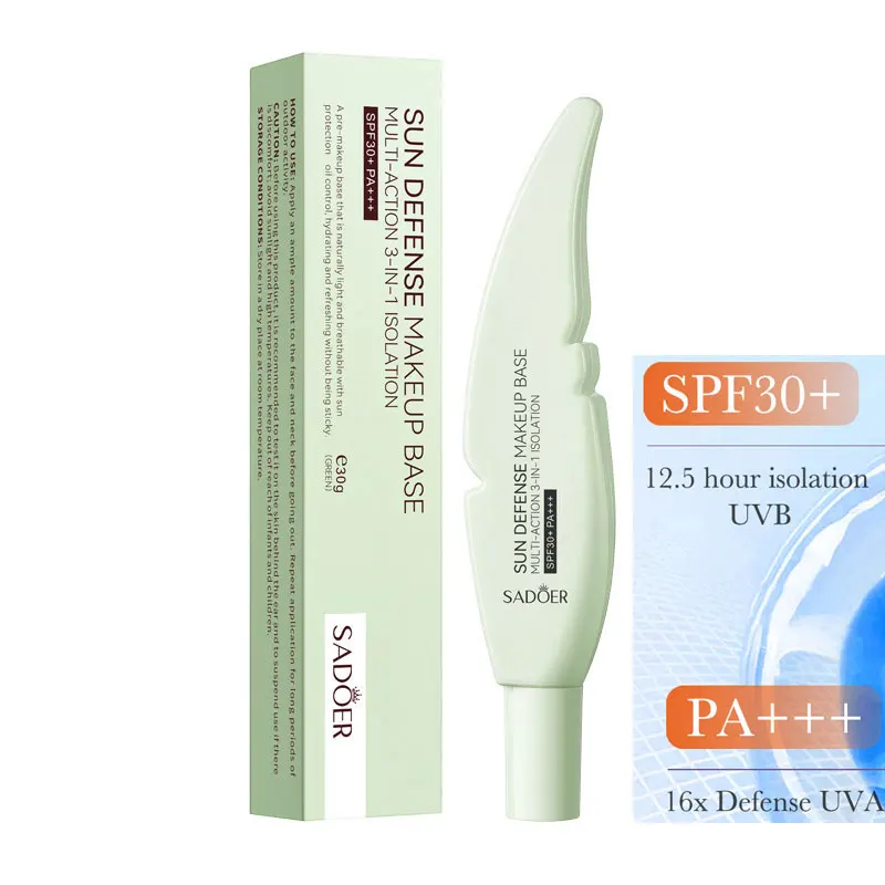 

SADOER Sunscreen Isolation Cream UV Concealer Condensing High Power Sunscreen Cream SPF30+ PA+++