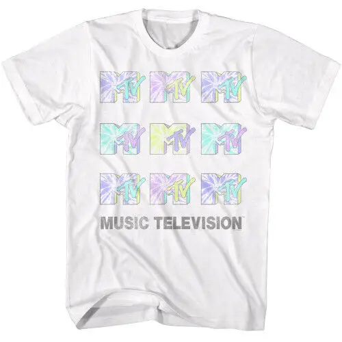 

MTV Tie Dye Logos T-Shirt - White