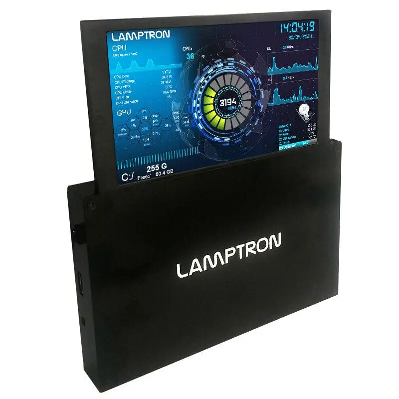 

LAMPTRON HM070 ЖИЗНЬ ПК ЖЕСТКИ СПРАВЖНЫЕ МОНИТОРЫ НА ЧАС