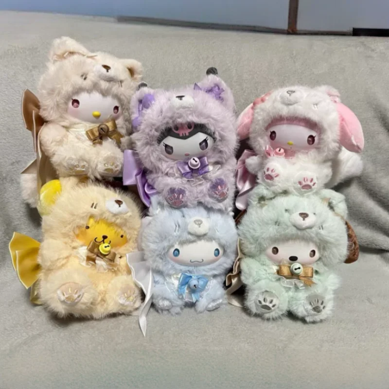 

Подлинные персонажи Sanrio, серия Fox Island, слепая коробка, милая сумка, подвески, коллекционная виниловая экшн-кукла, коробка удачи, загадочный подарок