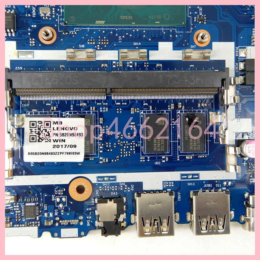 Imagem -03 - Placa-mãe Portátil para Lenovo Nm-b242 Mainboard i5 I77th Gen Cpu 4gb Ram 940mx 2gb Gpu 32015ikb Isk 330-15ikb 520-15ikb