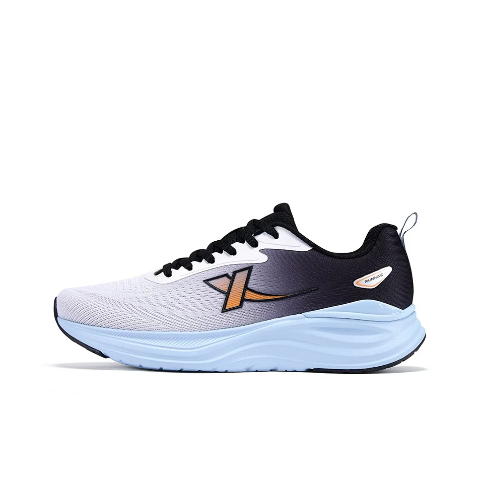 XTEP Cyan Breeze Running Shoes Men's Low Top Disc Shadow Gray/Black 874219110085/
