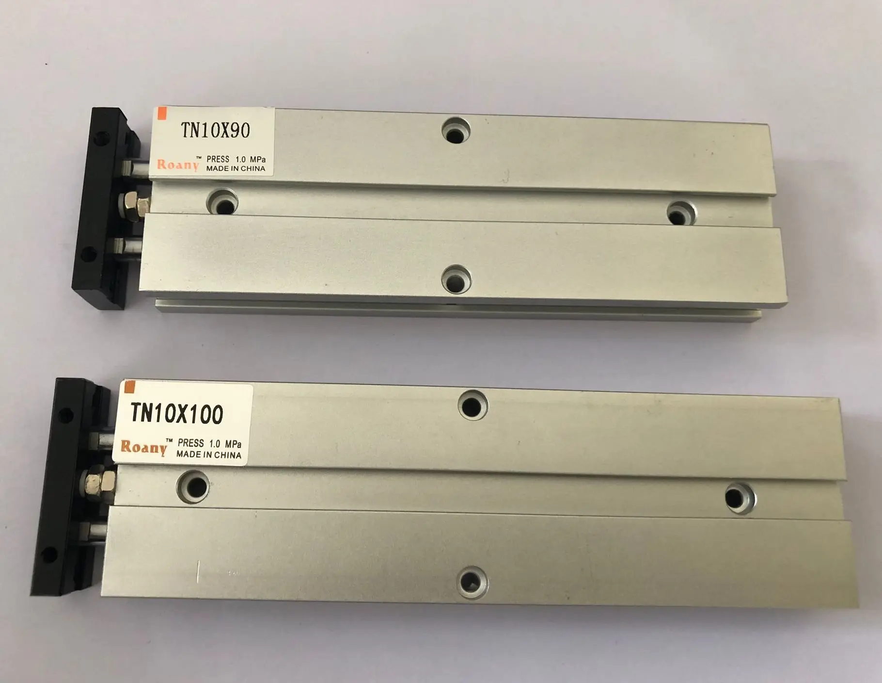 

TN10x100 100mm Bore 100mm Stroke Double Rod Aluminum Alloy Pneumatic Air Cylinder TN10-100 TDA10-100