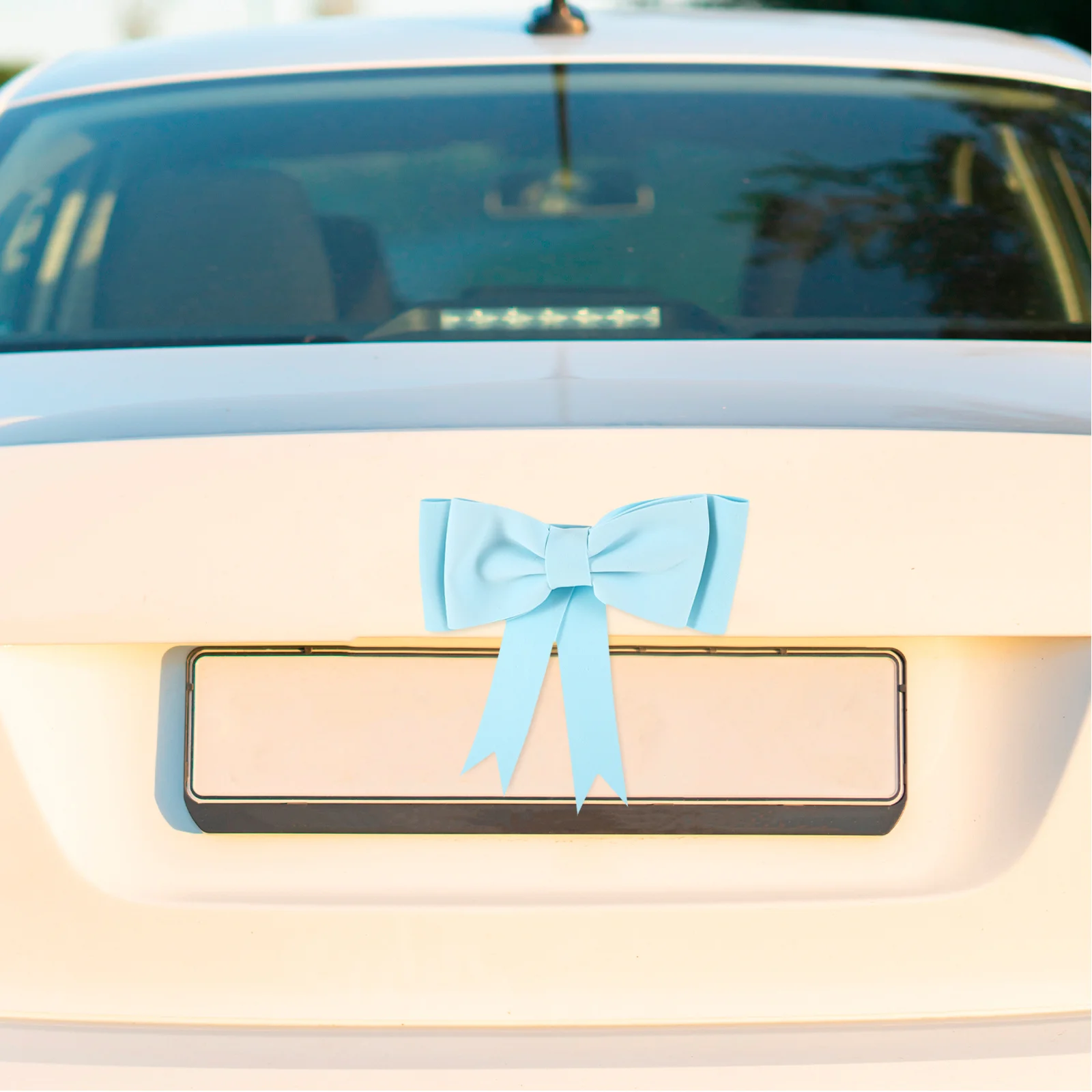 

Car Tail Bowknot Hanging Ornament Sponge Material Durable for Wedding Car Trunk Motorcycle Electric Vehicle Decoration