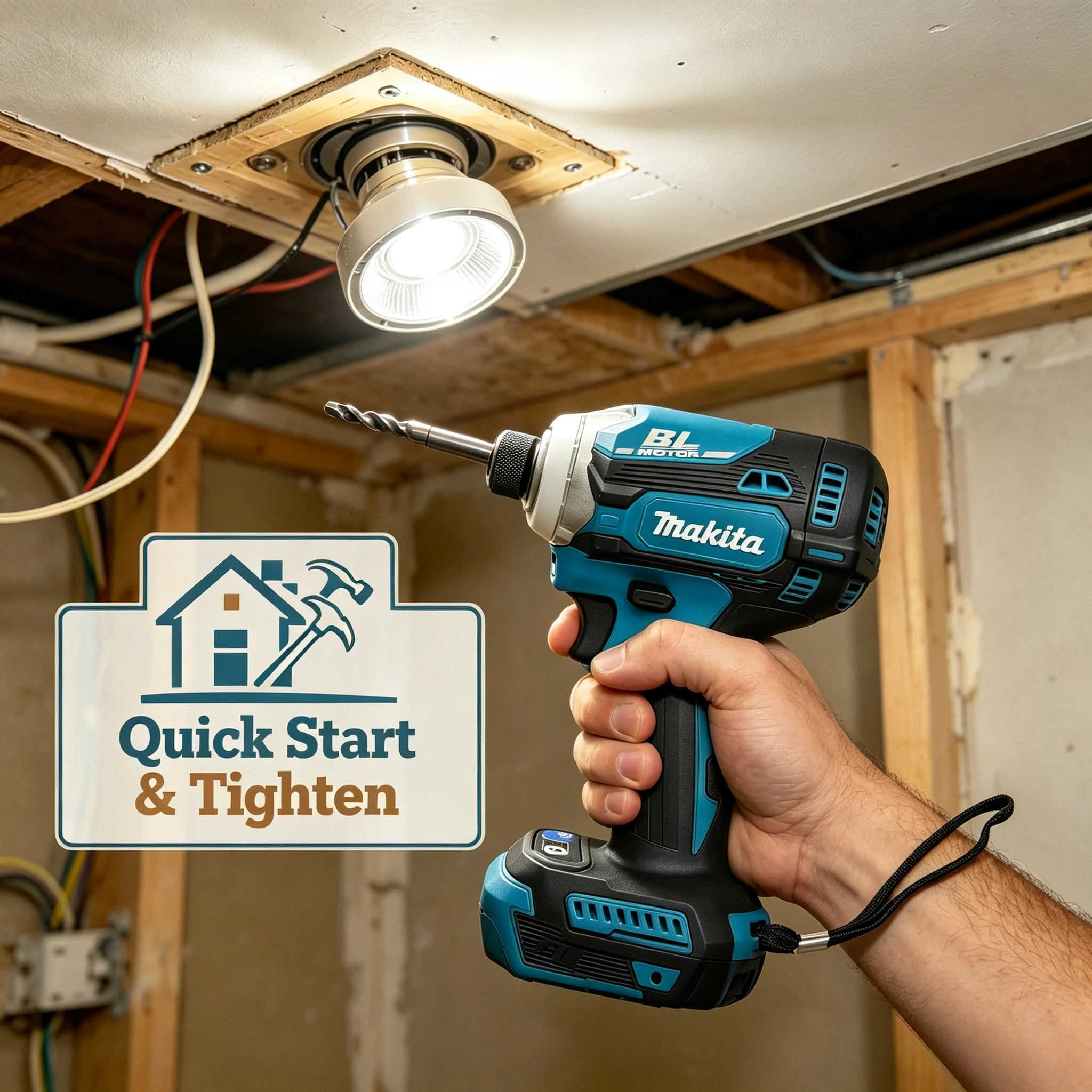 Image of Makita DTD173 18V LXT Bürstenloser Akku-Schlagschrauber T1/T2 Doppelmodus Doppel-LED-Licht Holzbefestigung Ohne Akku und Ladegerät