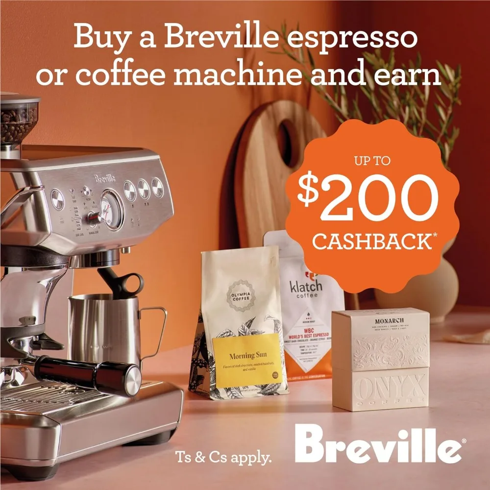 Breville Barista Touch Impress Espresso Machine with Grinder, BES881BSS - Brushed Stainless Steel, Large