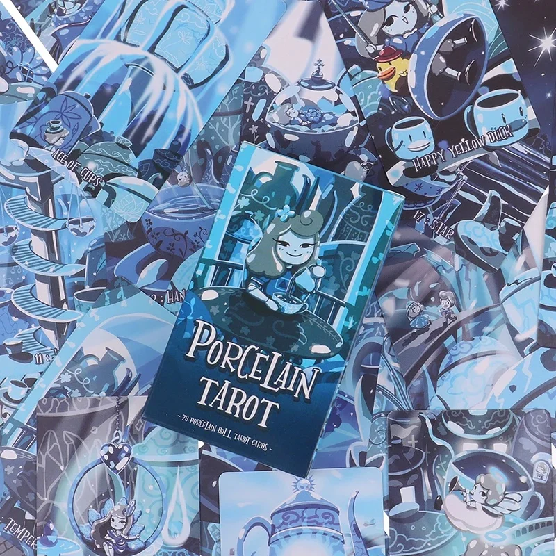 

PORCELIN TAROT Cards Full English Version Tarot Deck