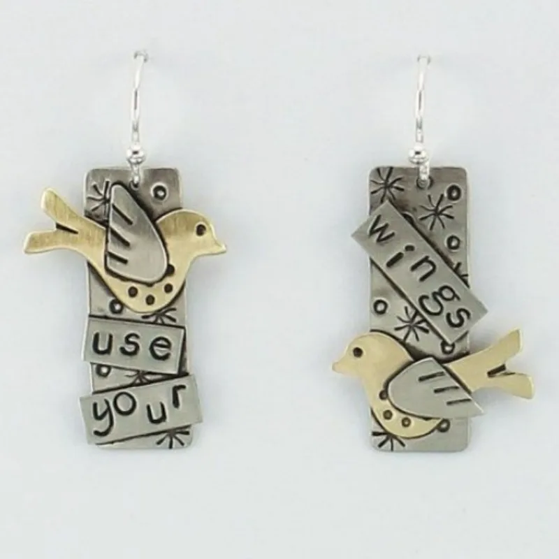 Vintage asymmetrische Ohrringe mit Vögeln und Tiermotiven, lange Ohrhänger für Damen, Party, Alltag, Freizeit, modische Ohrhänger, süßer Schmuck