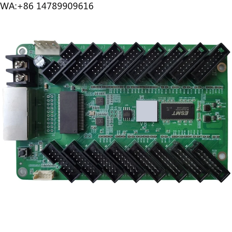 75E (16 Ports) Full-Color High-Speed Receiving Electronic Advertising Card for High-Definition LED Display Screen 16-Port