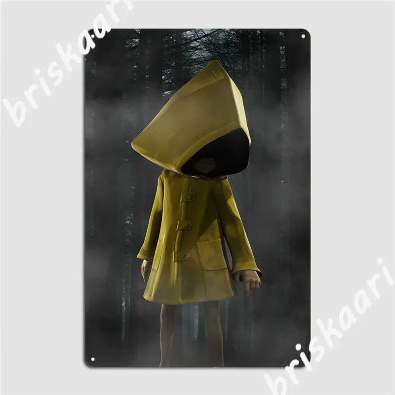 Six Little Nightmares Metal Sign Bar Cave Cinema Garage Classic Wall Decor Tin Sign Posters