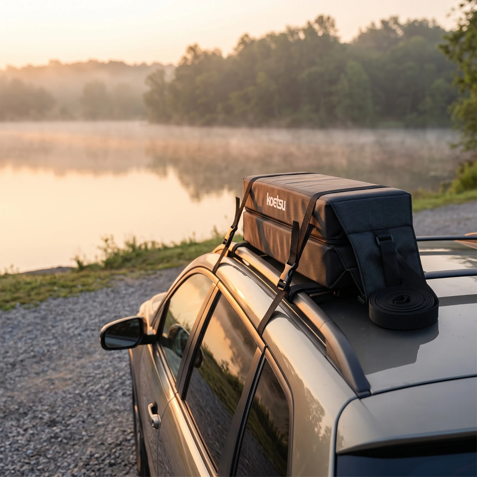Soft Roof Rack Padded Paddle Board Rack Easy to Install Secure for Paddleboarders, Road Trips
