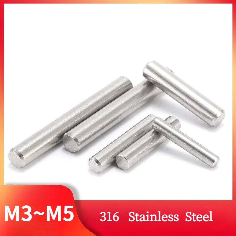 

M3 M4 M5 GB119 316 Stainless Steel Solid Bearing Cylindrical Positioning Roll Dowel Pin