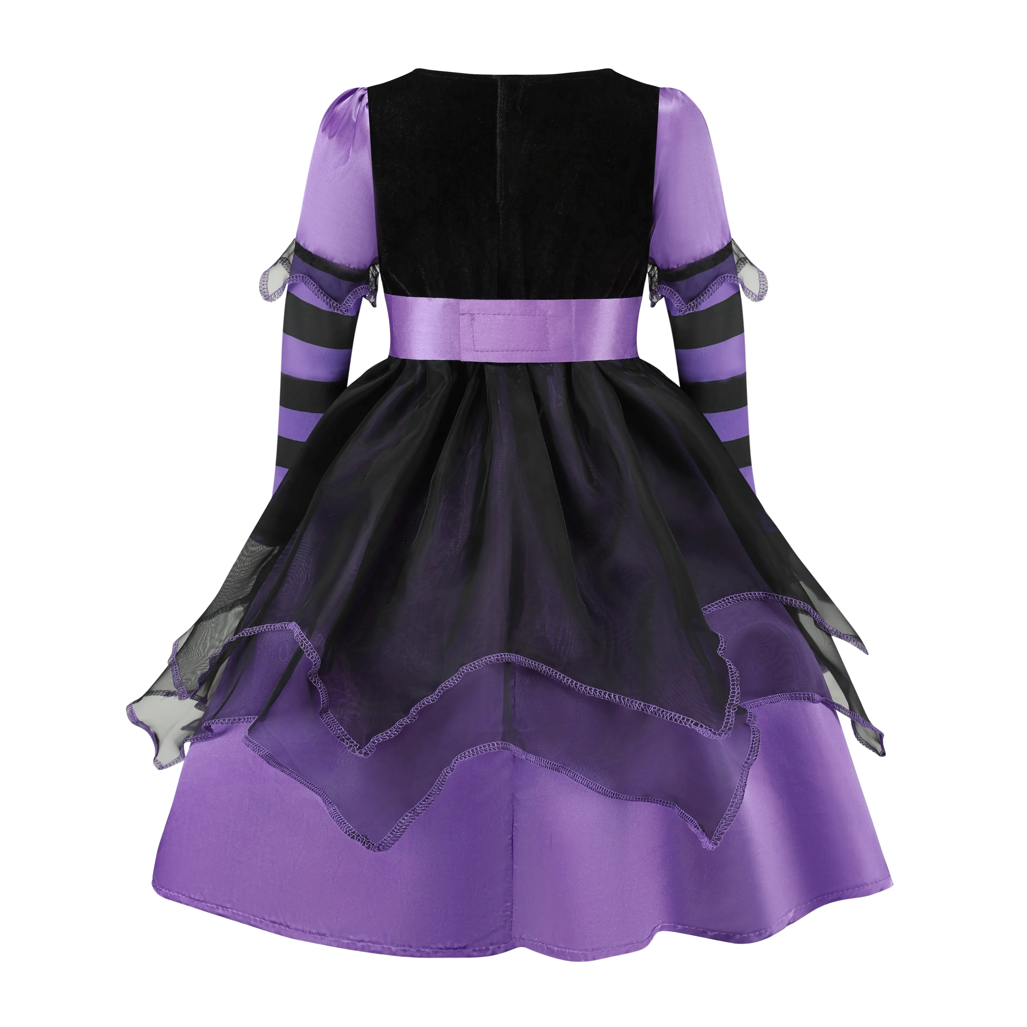 Hexen-Cosplay-Kostüm-Set für Mädchen, Kinder-Halloween-Partykleid, verschiedene Hexen-Outfits für Karneval und Rollenspiele – Detail 3