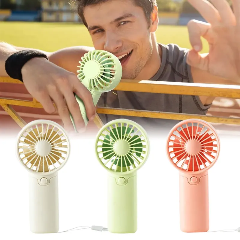 

Mini Fan Portable Handheld Fan Cute Pocket Size Fan Lightweight Low Noise Small Electric Fan for Student Outdoor Travel Cooling