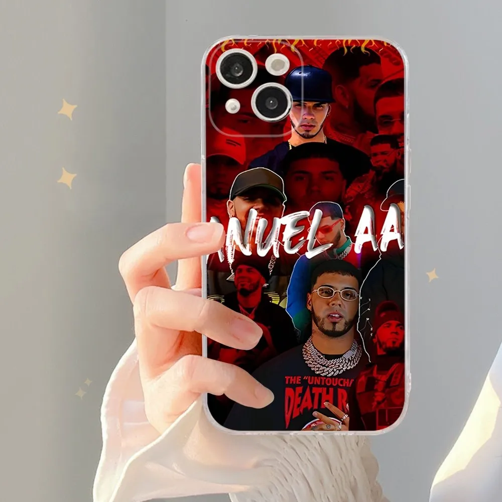 Rapper Anuel AA Real Hasta La Muerte Cassa Del Telefono Per iPhone 14 13 12 Mini 11 Pro XS Max X XR SE 6 7 8 Plus Copertura In Silicone Morbido