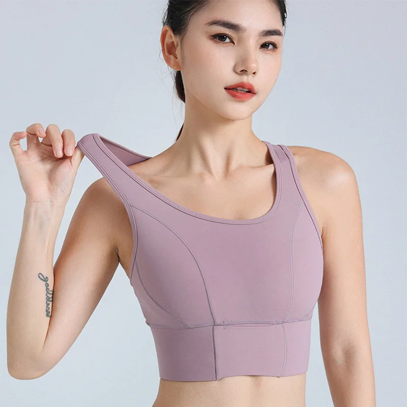 Plus Size Tank Top Women Gym Women Sports Bra Push Up Crop Tops Fitness Hollow Out Breathable Sexy Running Athletic Sportswear