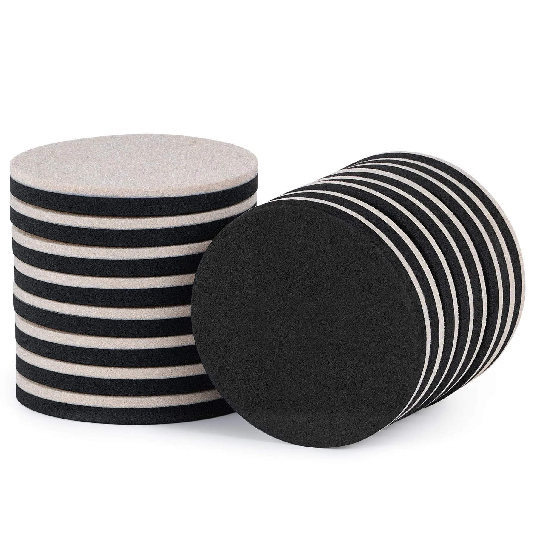 8/16pcs 3.5inch Felt Furniture Sliders, Heavy Duty Furniture Movers Sliders, Floor Protectors Mat For   Hard Surfaces