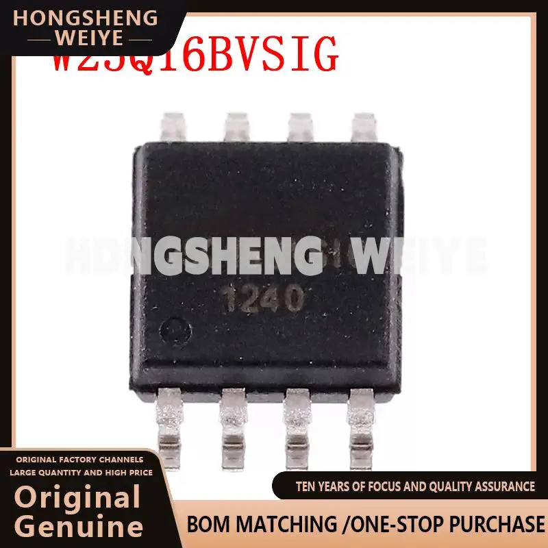 100%new 10pcs W25Q16BVSSIG W25Q16BVSIG 25Q16BVSSIG 25Q16BVSIG 25Q16 SOP-8 New original