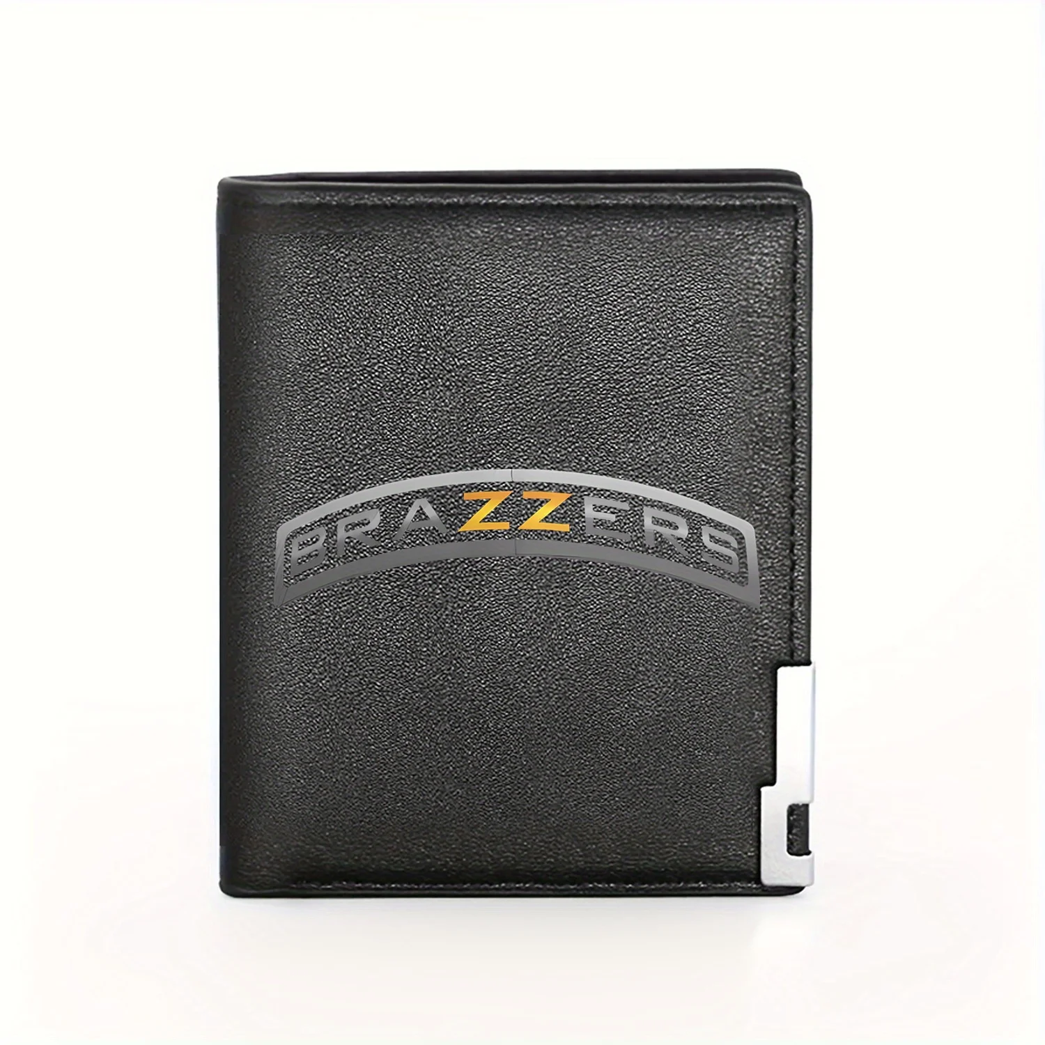 Brazzers Logo Impresión gráfica Cartera para hombre con estilo: Negocios Casual Elegante Simple Calidad práctica Regalo de Navidad de lujo premium
