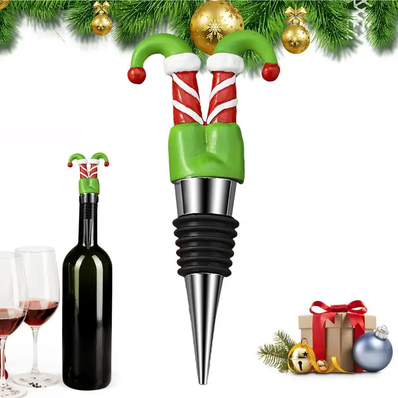Wine Bottle Stopper Reusable Bottle Cork Halloween Wine Stopper Leakproof Fresh-Keeping Wineware Decoration Convenient Bottle