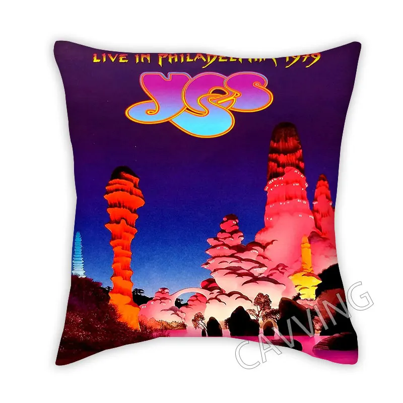 

YES Band 3D Printed Polyester Decorative Pillowcases Throw Pillow Cover Square Zipper Cases Fans Gifts Home Decor U01